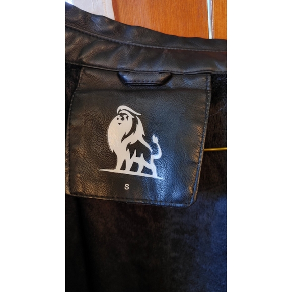 David Outerwear Kingdom Black Leather Jacket - Picture 7 of 8